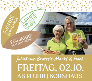 Mehr über den Artikel erfahren Jubiläums-Brotzeit-Markt & Hock am Freitag, 2.Oktober 2026
